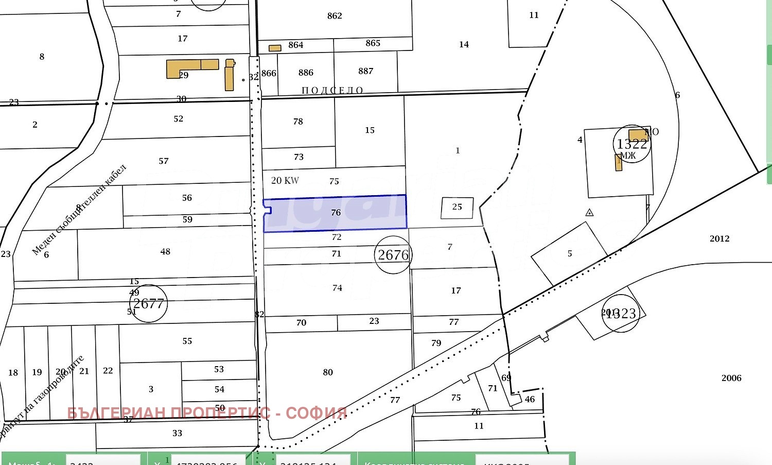 Продава ПАРЦЕЛ, гр. София, с. Мрамор, снимка 9 - Парцели - 56720069