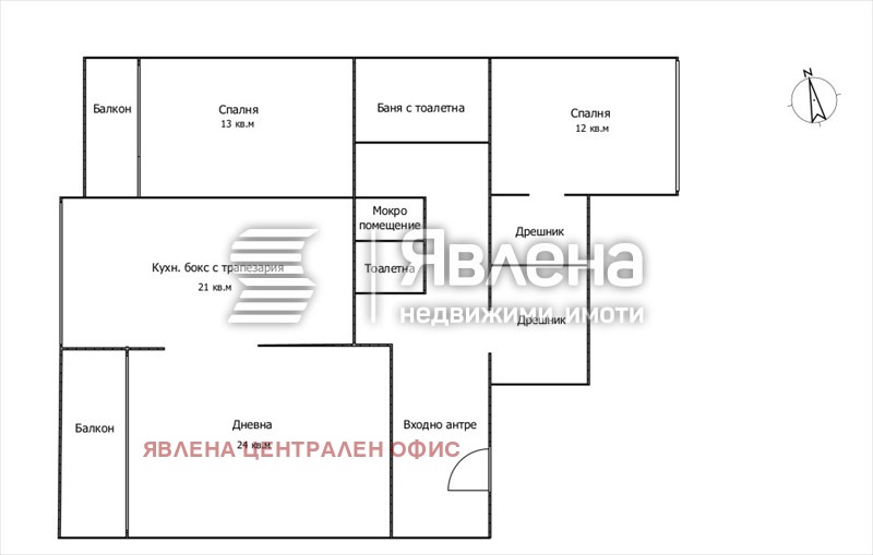 Продава 3-СТАЕН, гр. София, Младост 2, снимка 12 - Апартаменти - 53425798