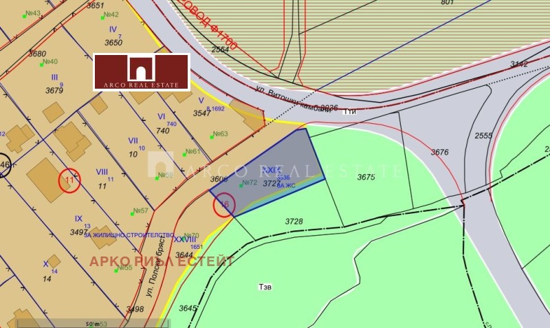 For Sale  Plot Sofia , v.z.Malinova dolina , 1850 sq.m | 48992201 - image [9]