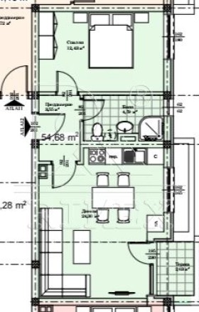 Продава 2-СТАЕН, гр. Пловдив, Прослав, снимка 2 - Aпартаменти - 47589879