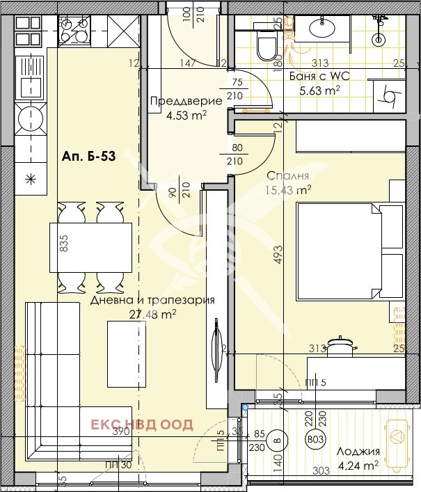 À vendre  1 chambre Plovdiv , Karchiyaka , 79 m² | 59222900