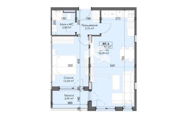 Zu verkaufen  1 Schlafzimmer Plowdiw , Trakija , 72 qm | 43421825 - Bild [8]