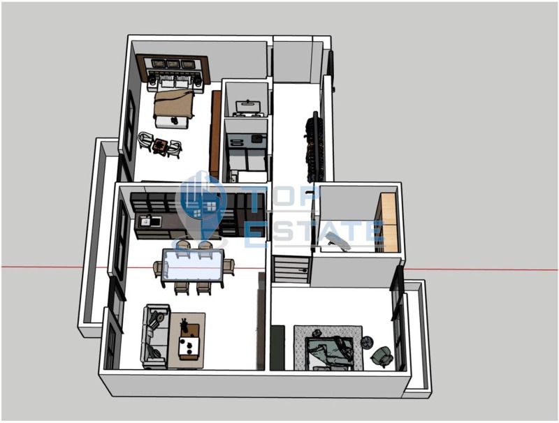 Till salu  2 sovrum Veliko Tarnovo , Buzludja , 148 kvm | 42078099 - bild [3]