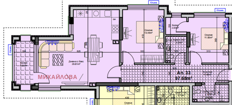 Продава  3-стаен град Стара Загора , Железник - център , 119 кв.м | 20724859 - изображение [2]