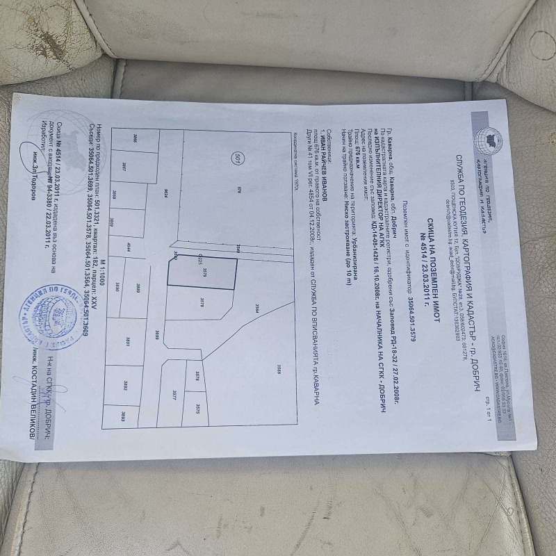 En venta  Trama región Dóbrich , Kavarna , 1100 metros cuadrados | 35046486