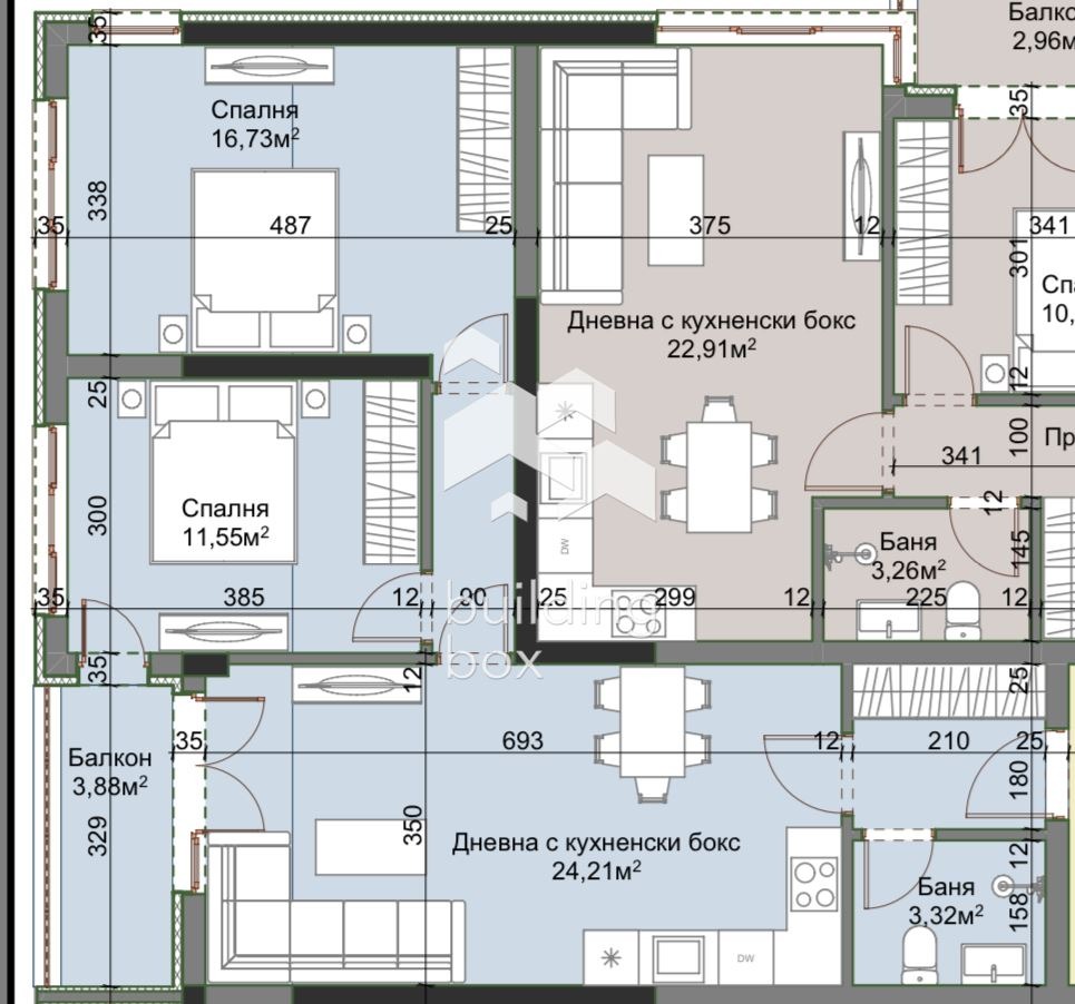 Продава 3-СТАЕН, гр. София, Люлин - център, снимка 2 - Апартаменти - 53962852