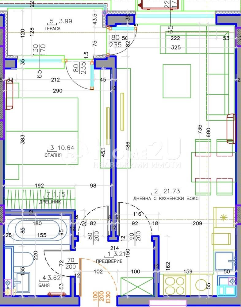 Продава 2-СТАЕН, гр. София, Малинова долина, снимка 4 - Апартаменти - 54252949