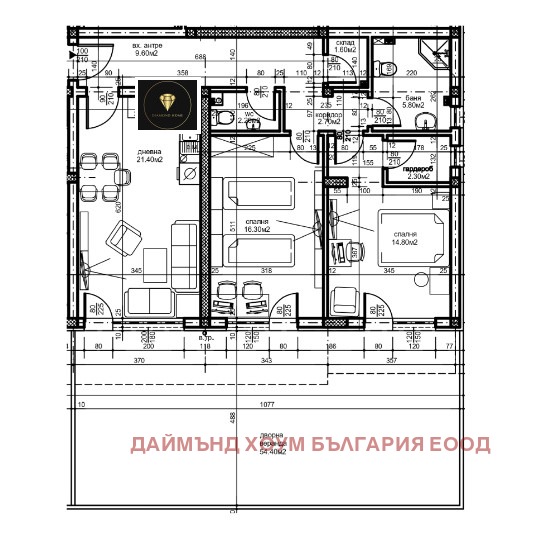 Продава 3-СТАЕН, гр. Пловдив, Южен, снимка 2 - Aпартаменти - 48095608