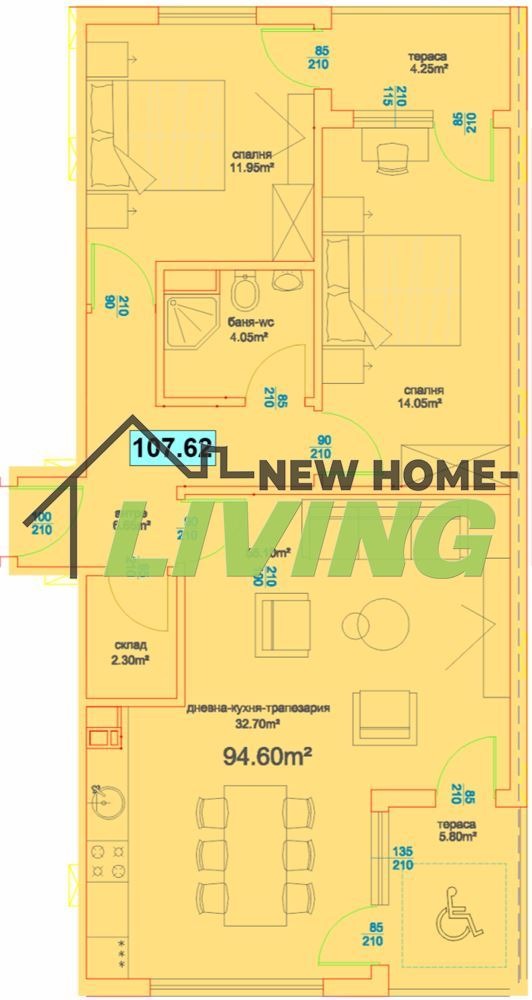 Продава 3-СТАЕН, гр. Бургас, област Бургас