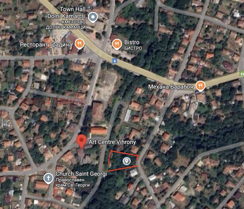 Продава ПАРЦЕЛ, с. Долно Камарци, област София област, снимка 6 - Парцели - 52782276