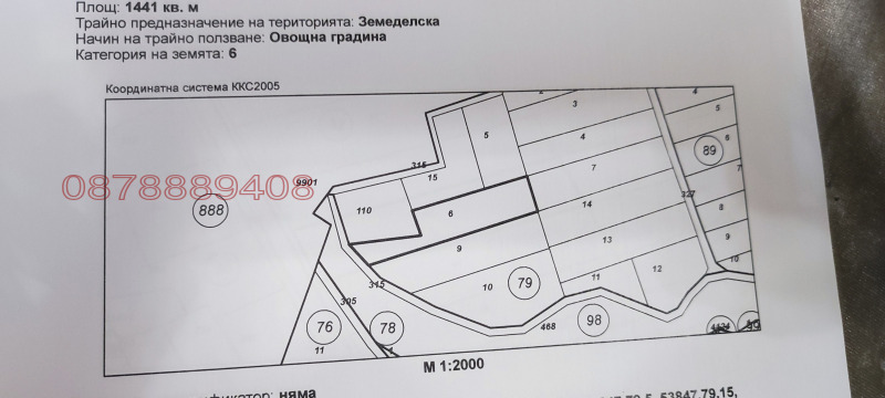 Продава ЗЕМЕДЕЛСКА ЗЕМЯ, с. Оризари, област Сливен, снимка 8 - Земеделска земя - 52832493