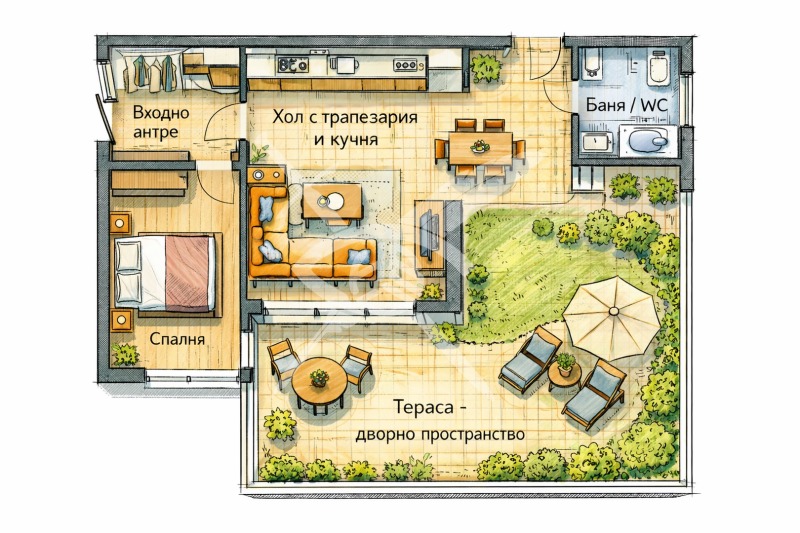 Продава 2-СТАЕН в град София, Малинова долина - 64 кв.м / 130 000 € » 254 257.90 лв., ЕКС НВД ООД