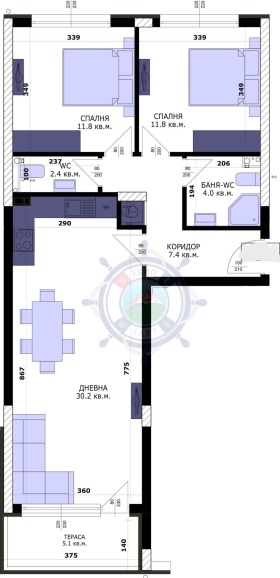 3-стаен град Варна, Кайсиева градина 2