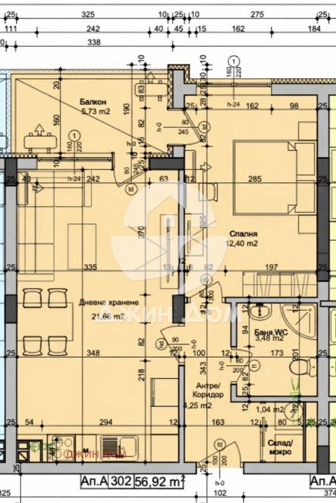 Продава 2-СТАЕН, гр. Бургас, област Бургас, снимка 2 - Апартаменти - 54116682
