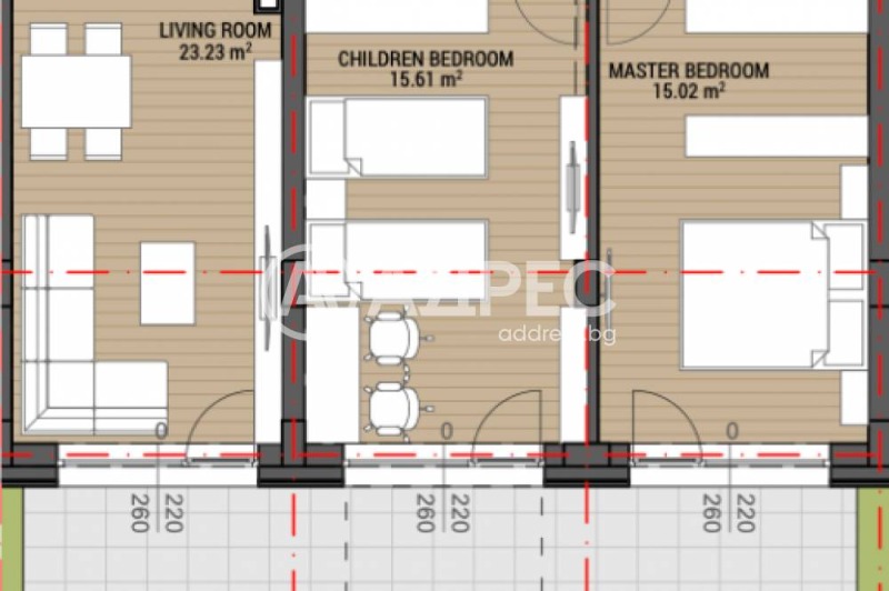 Продава 3-СТАЕН, гр. София, м-т Камбаните, снимка 2 - Апартаменти - 53494082