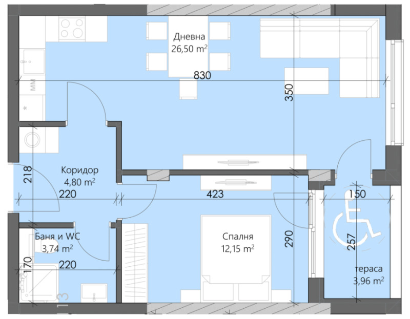 Продава  2-стаен град Пловдив , Кършияка , 71 кв.м | 16899204 - изображение [2]