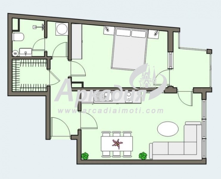 Продава  2-стаен град Пловдив , Център , 65 кв.м | 46830983