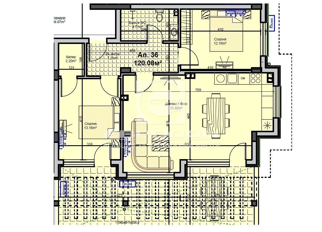 Продава 3-СТАЕН, гр. Стара Загора, Железник - център