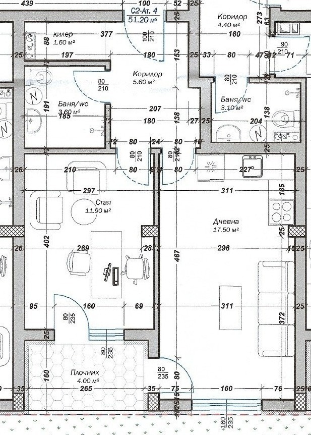 Продава 2-СТАЕН, гр. Варна, м-т Пчелина, снимка 2 - Апартаменти - 53984953