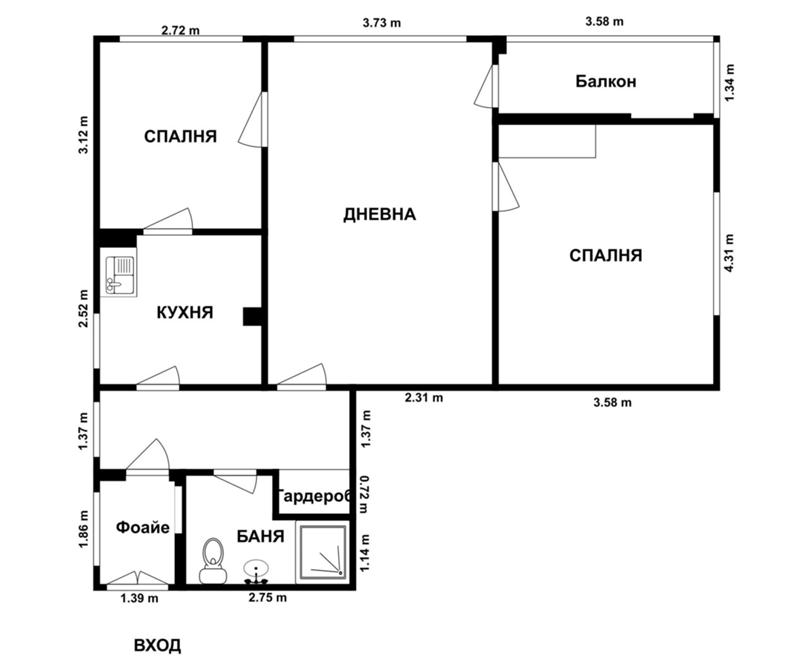 Продава 3-СТАЕН, град София, Лозенец • 240000 € / 469399.20 лв. • 79190755 1