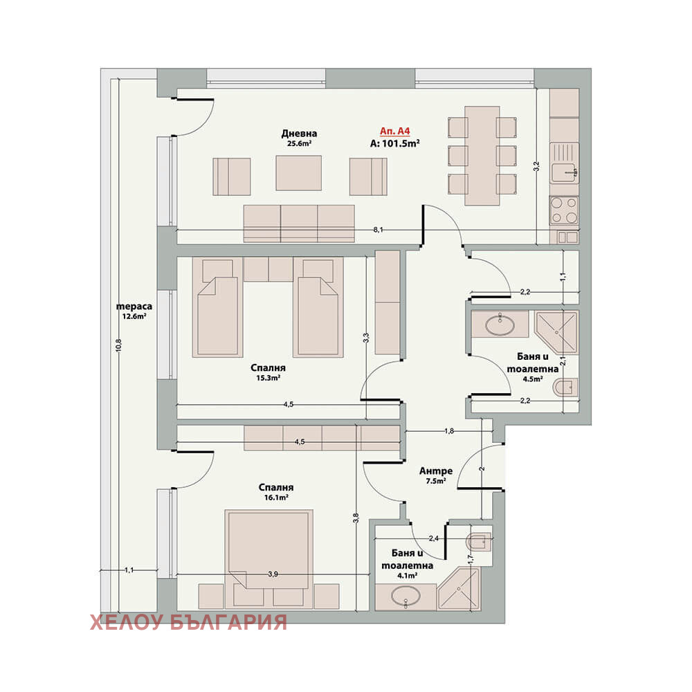 Продава 3-СТАЕН, гр. Банско, област Благоевград, снимка 16 - Апартаменти - 53857422