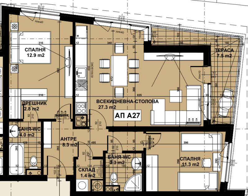 Te koop  2 slaapkamers Sofia , Krastova vada , 113 m² | 57233425 - afbeelding [6]
