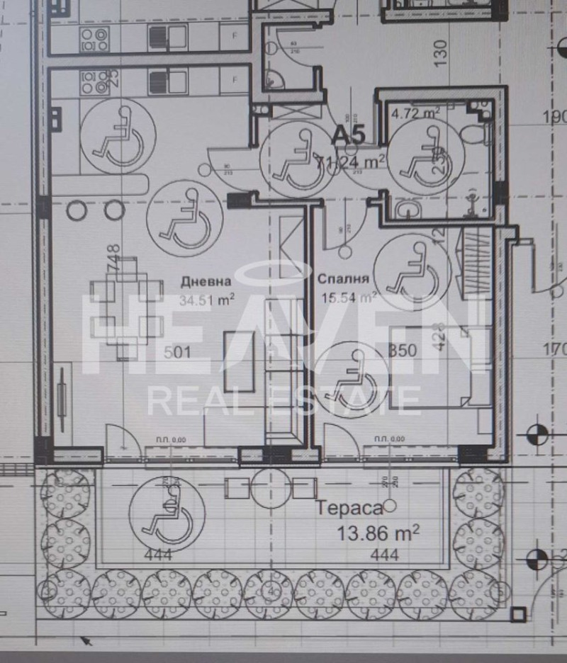 Na prodej  1 ložnice Plovdiv , Christo Smirnenski , 88 m2 | 48895256 - obraz [2]