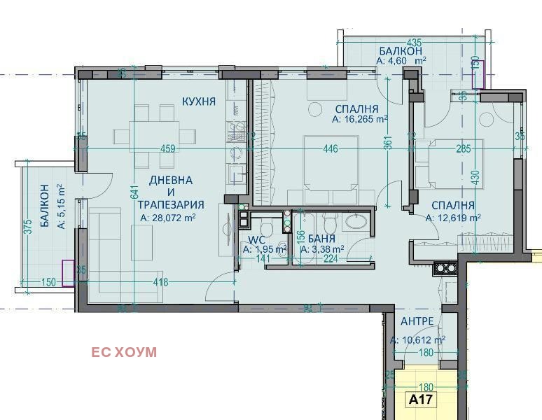 Продава 3-СТАЕН, гр. София, Симеоново, снимка 1 - Aпартаменти - 48010990