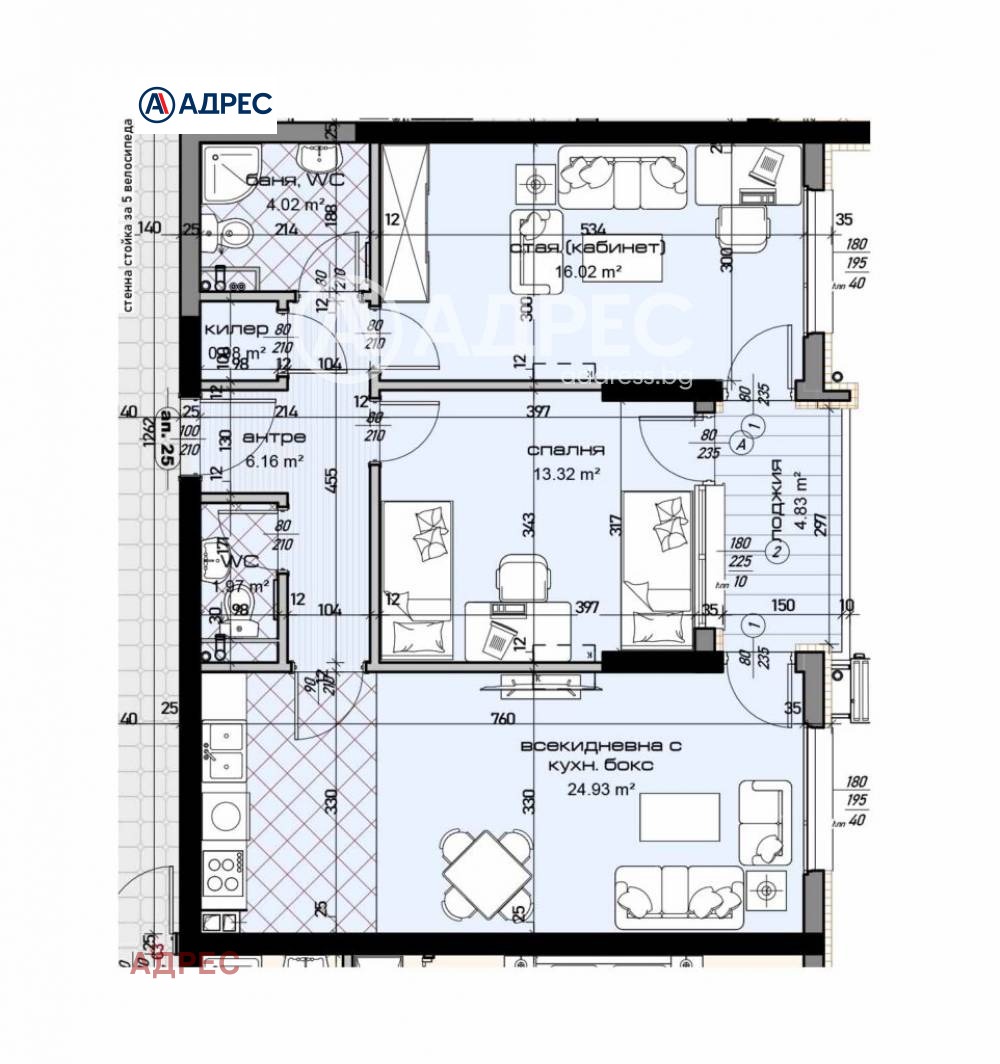 Продава 3-СТАЕН, гр. Варна, Младост 1, снимка 2 - Апартаменти - 56338023