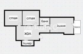 3-стаен град София, Център 6