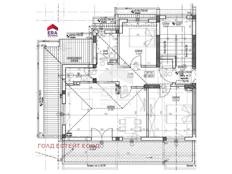 Продава 3-СТАЕН, гр. София, Горна баня, снимка 5 - Aпартаменти - 47563869