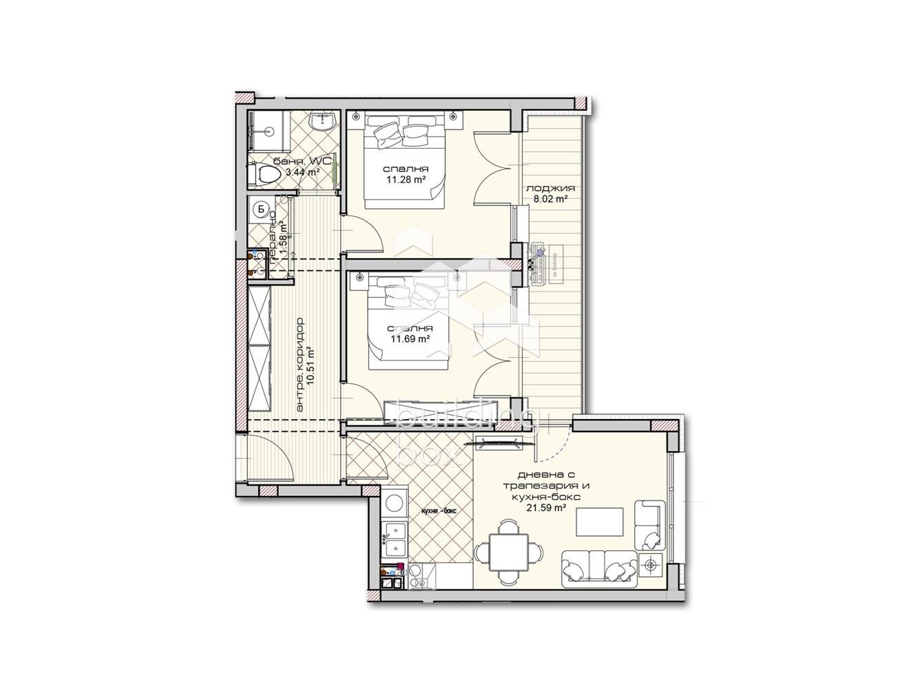 Продава 3-СТАЕН, гр. Варна, Владислав Варненчик 1, снимка 2 - Апартаменти - 54049011