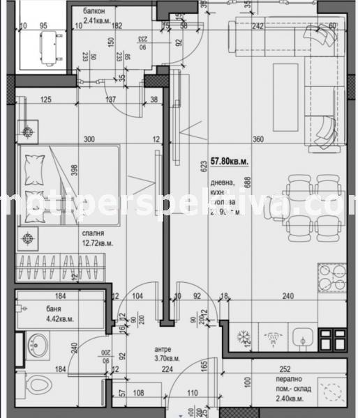Продава 2-СТАЕН, гр. Пловдив, Христо Смирненски, снимка 9 - Апартаменти - 52455706