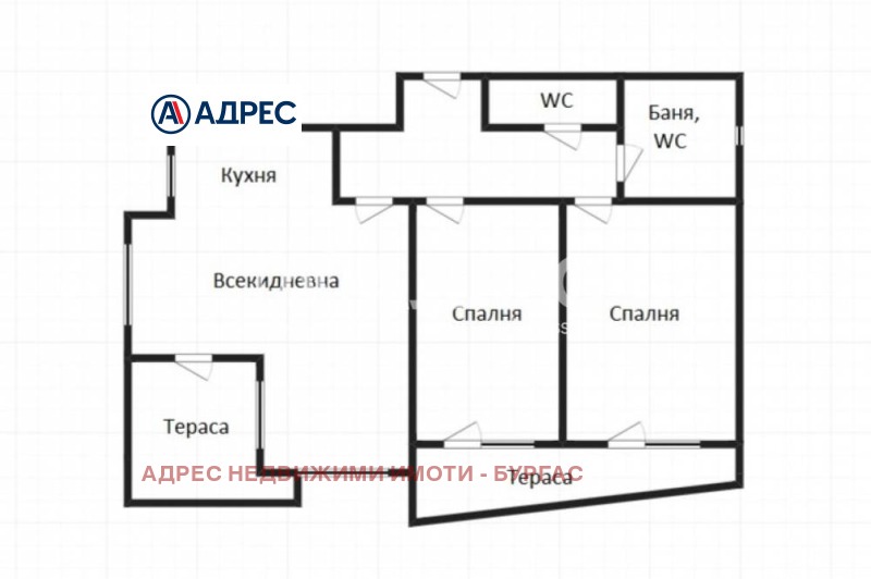 Продава 3-СТАЕН, гр. Бургас, Сарафово, снимка 3 - Aпартаменти - 48807268