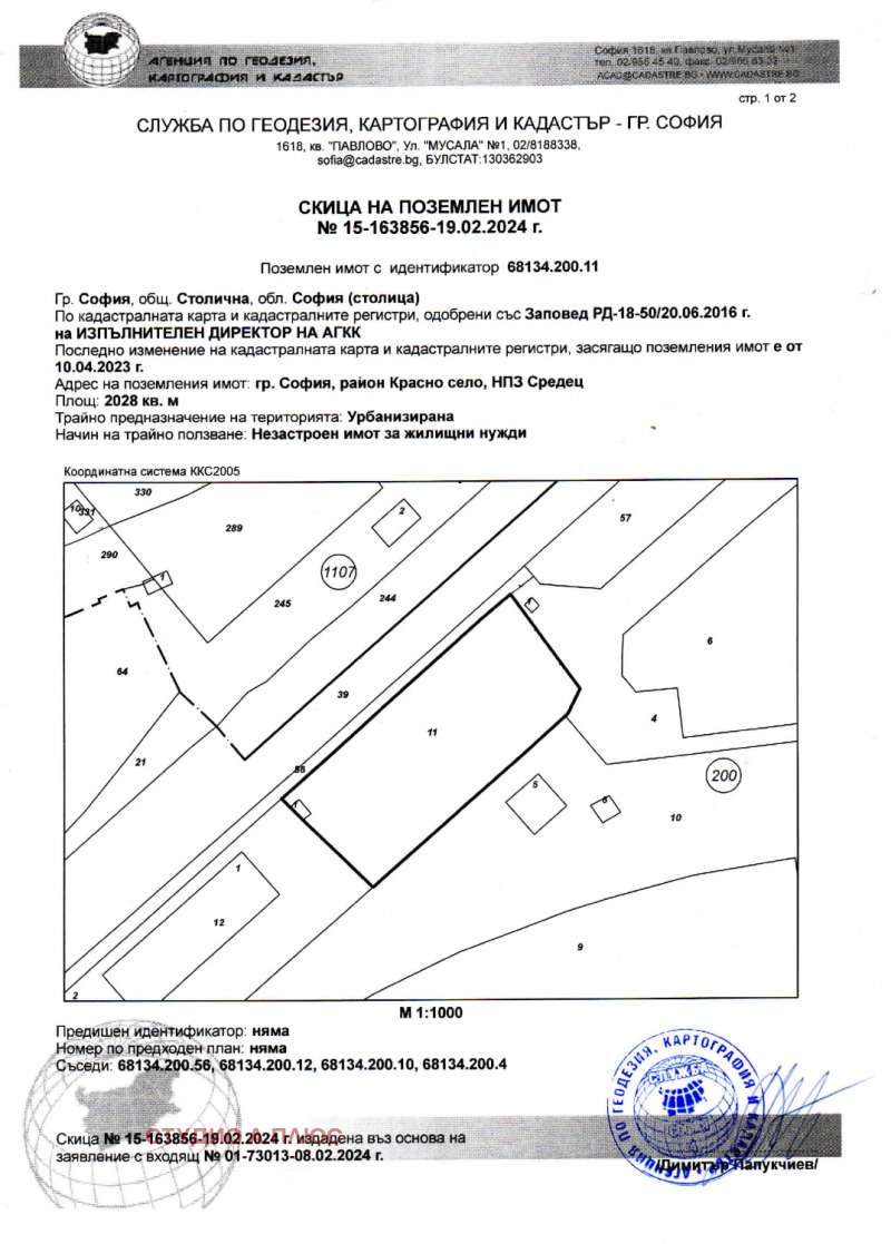 Til salg  Grund Sofia , Krasna polyana 3 , 2028 kvm | 29116879