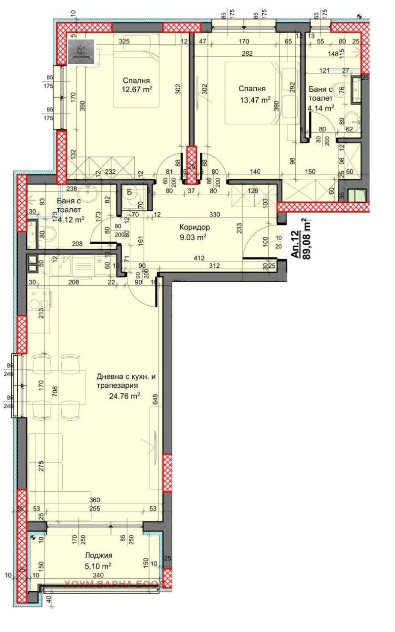 Продава 3-СТАЕН, гр. Варна, м-т Пчелина, снимка 6 - Aпартаменти - 47119829