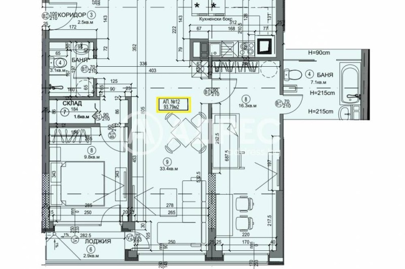 Продава 3-СТАЕН, гр. София, Бъкстон, снимка 1 - Aпартаменти - 49267469