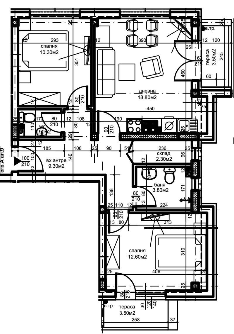 Продава  3-стаен град Пловдив , Христо Смирненски , 91 кв.м | 77478432 - изображение [2]