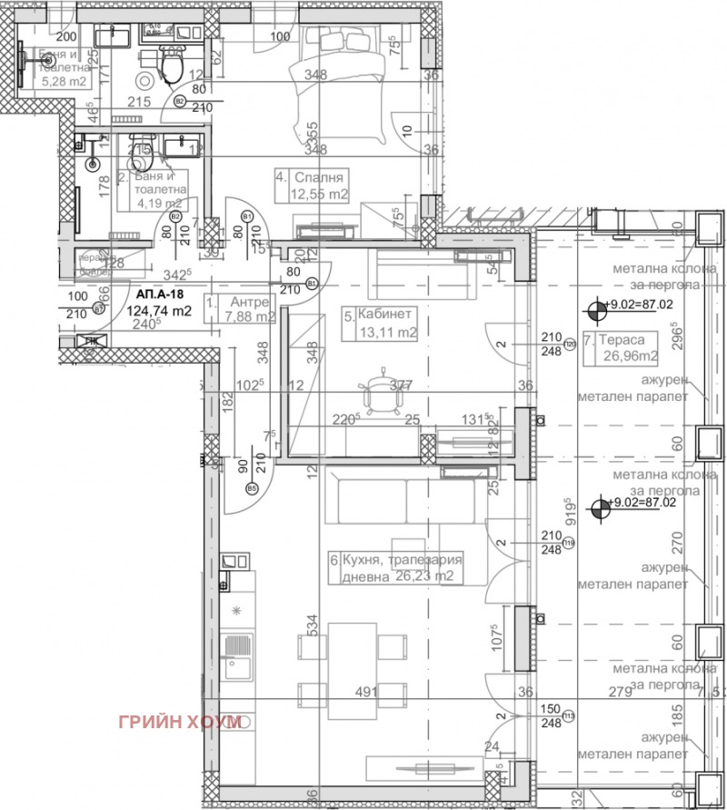 Продава 3-СТАЕН, гр. Варна, к.к. Св.Св. Константин и Елена, снимка 4 - Апартаменти - 52882406