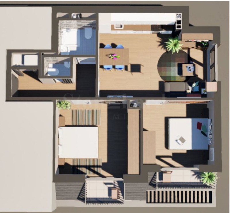 Продава 3-СТАЕН, гр. София, Стрелбище, снимка 3 - Апартаменти - 53379783