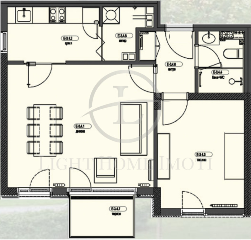 Satılık  Stüdyo Plovdiv , Yujen , 42 metrekare | 70935433 - görüntü [13]