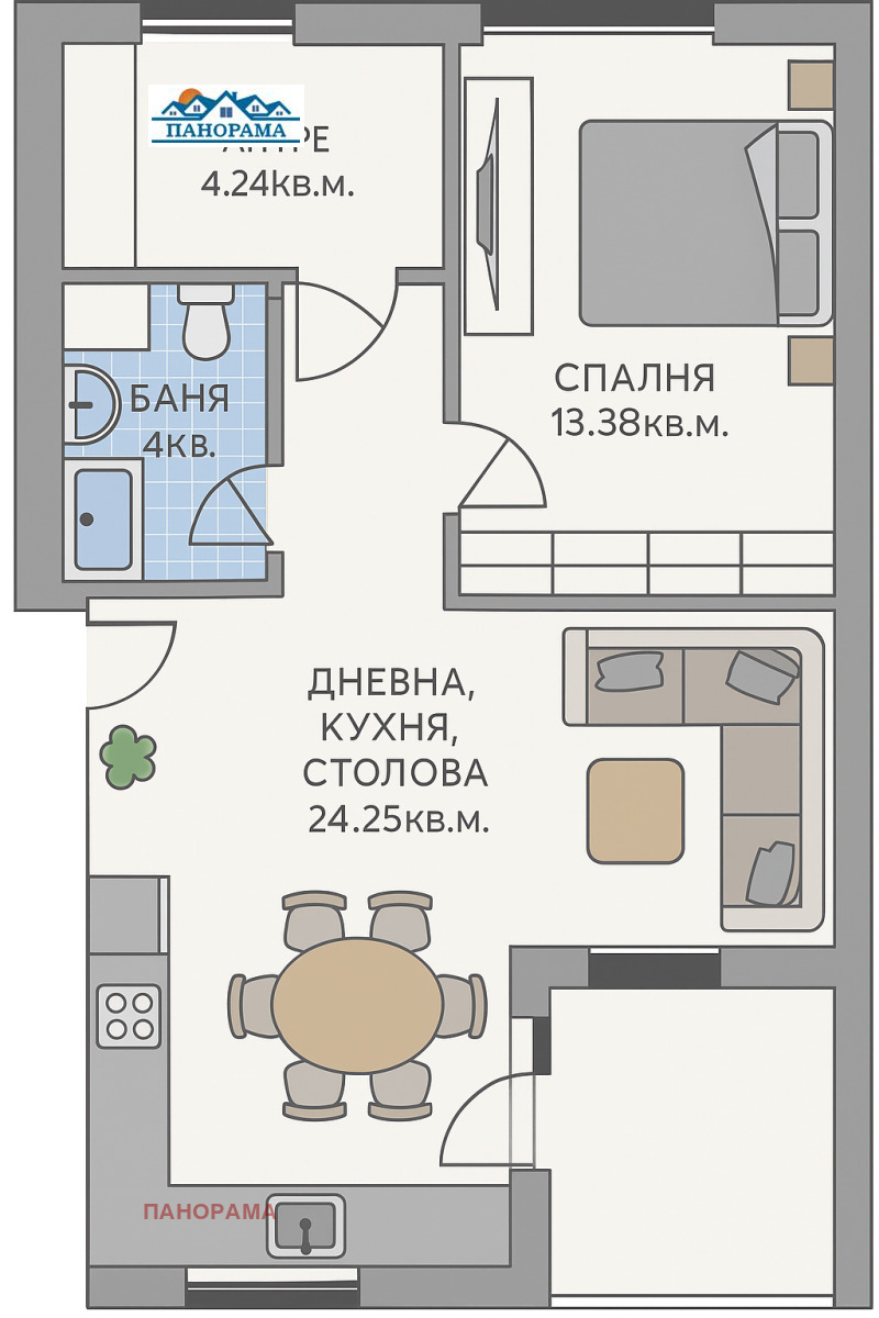 Продается  1 спальня Пловдив , Каменица 1 , 72 кв.м | 97920874