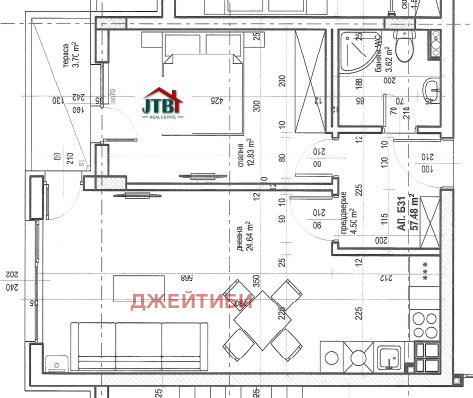 Продава 2-СТАЕН, гр. София, Малинова долина, снимка 6 - Апартаменти - 53683209