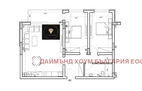 Продава 3-СТАЕН, гр. Пловдив, Младежки Хълм, снимка 2 - Aпартаменти - 47505982