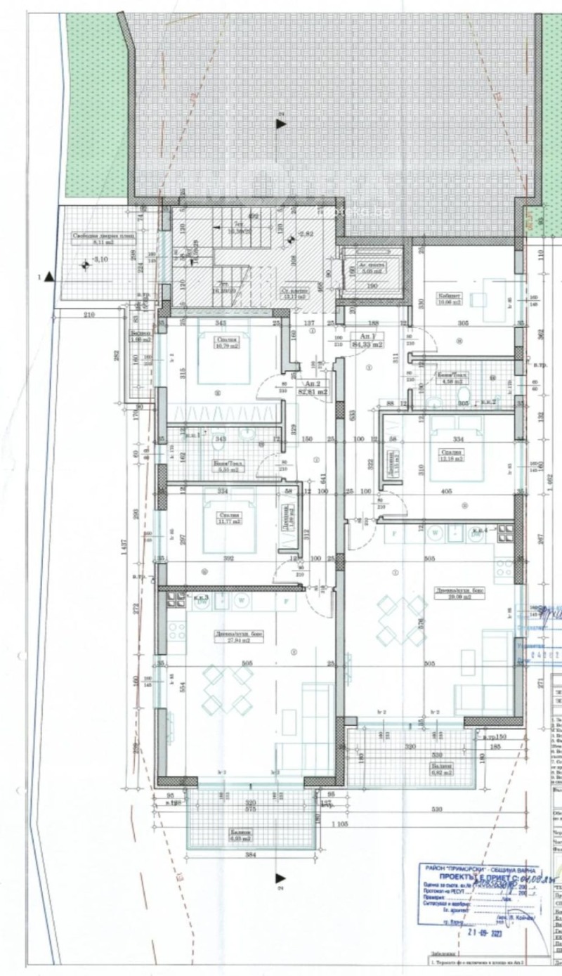 Продаја  2 спаваће собе Варна , Бриз , 96 м2 | 35336493 - слика [6]