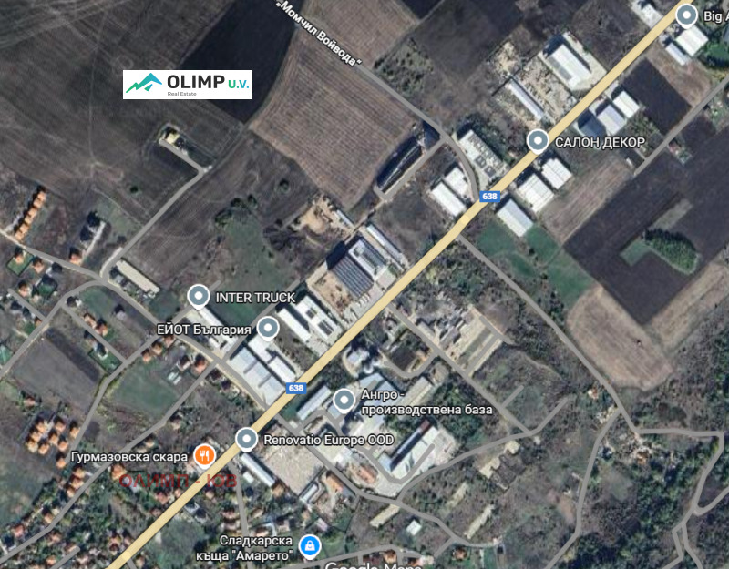 Продава ПАРЦЕЛ в област София, с. Гурмазово - 4996 кв.м / 250 000 € » 488 957.50 лв., ОЛИМП - ЮВ