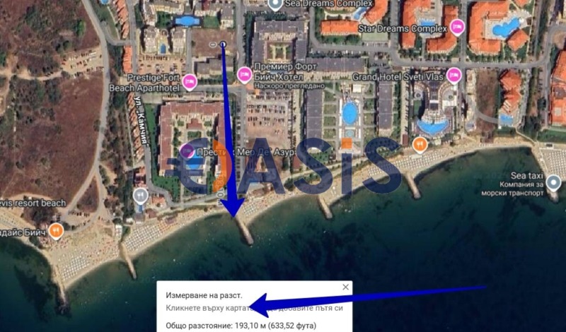 Продава  1-стаен област Бургас , гр. Свети Влас , 39 кв.м | 76542553 - изображение [12]