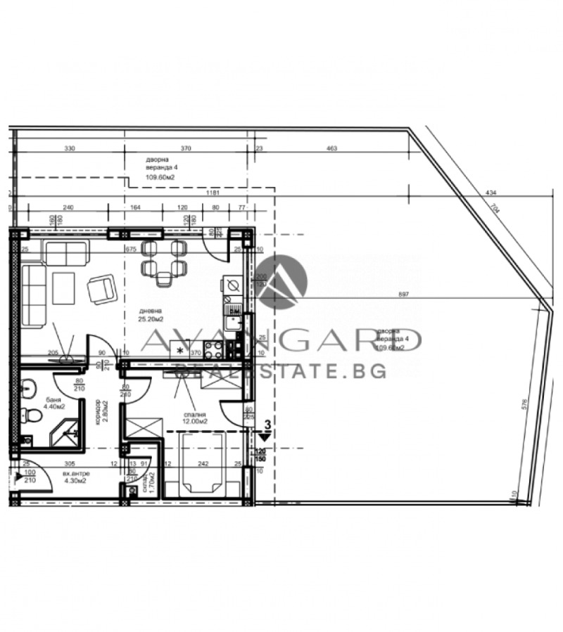 Na prodej  1 ložnice Plovdiv , Kjučuk Pariž , 178 m2 | 70877296 - obraz [4]
