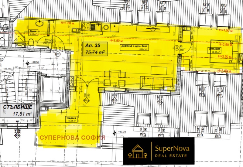 Продава  2-стаен град София , Стрелбище , 98 кв.м | 96214614