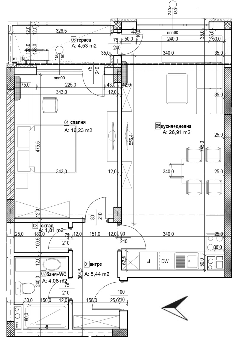 Продава 2-СТАЕН, гр. София, Дървеница, снимка 10 - Апартаменти - 53244915
